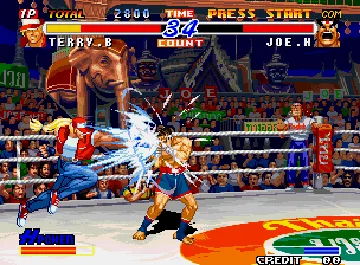 Real Bout Fatal Fury 2 - The Newcomers / Real Bout Garou Densetsu 2 - the newcomers (set 1) screen shot game playing